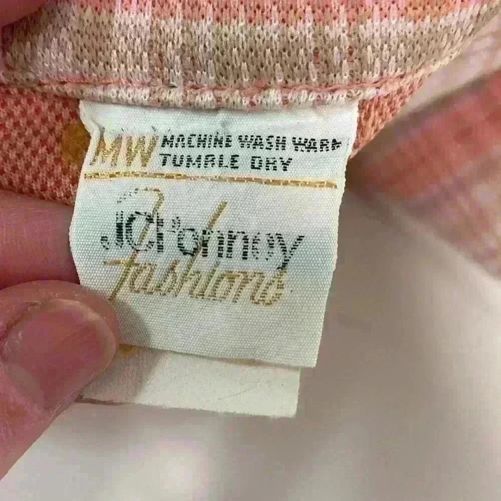 Amazing vintage JCPenney polyester jacket with belt size small vintage size 8 - Picture 11 of 13